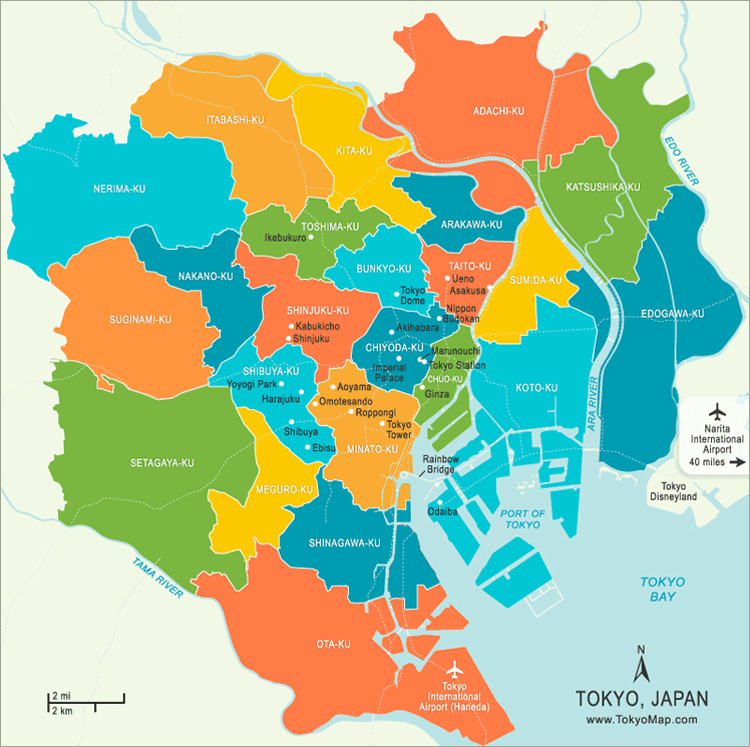Tokyo Neighborhoods