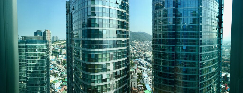 View from Four Points Sheraton Namsan Seoul