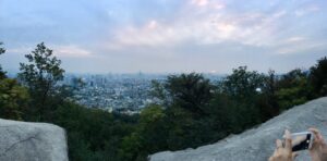 View during the N Seoul Tower Hike